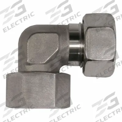 BRENNAN INDUSTRIES Compression Elbow: 22 mm OD x 22 mm OD Size, M30X2.0 x M30X2.0 Thread Size - Flareless Bite-Type Steel Compression Fittings