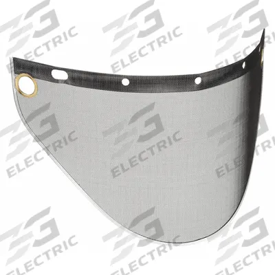 FIBRE-METAL BY PIP Face Shield Visor: 19 in Overall Wd, 9 3/4 in Overall Ht - Ventilated Mesh Replacement Visors