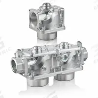REDHAT Solenoid Valve Body: 2-Way / 2-Position, Spring Return, Linear Trim (MPN 8158A300X1X0800). Key specifications — Body Material: Die Cast Aluminum; Brand: REDHAT; Valve Starting Configuration: Normally Closed; Actuator Type: Spring Return; Valve Design: Single Valve; Trim Type: Linear Trim; Features: Silicone-Free.