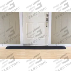 EZ EDGE Door Ramp: 82 in Lg, ADA Compliant, Black, Rubber (MPN MRAEZ1180). Key specifications — Brand: EZ EDGE.
