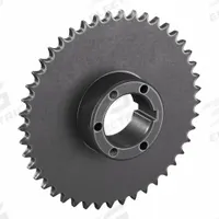 TSUBAKI Sprocket: For 40 Chain, 45 Teeth, 7.168 in Pitch Dia, 7.45 in Outside Dia, Steel (MPN 40P45). Key specifications — Brand: TSUBAKI; Required Bushing Series: P1.
