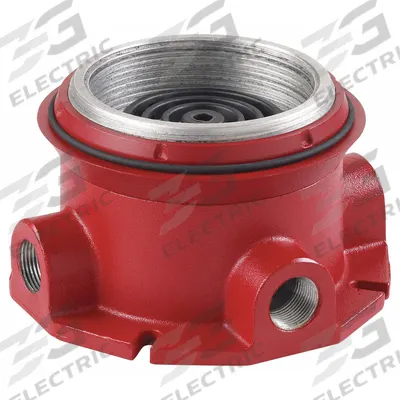 FEDERAL SIGNAL Mounting Kit: 24XSTHI-CN/24XSTHI-MOD/FSEX/FSEX-HI, Red - Surface-Mount Warning Light Bases