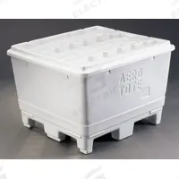 VIKAN Stacking and Nesting Tote Tub: 18.07 cu ft, 40 3/4 in x 37 in x 20 3/4 in, Lid Not Included (MPN 6921). Key specifications — attr1188725: VIKAN; attr1188738: Stacking Capable; attr1188705: Rectangular; attr1188716: 4-Way Entry; attr1188717: Solid; attr1188719: Stationary; attr1188735: Rigid; attr1188736: Fork Pockets Not Included.
