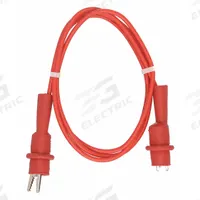 APPROVED VENDOR Test Leads: Red Electrical Current Color, Alligator Clip, 3 3/8 ft Lg, Silicone (MPN 4WRF1). Key specifications — attr1330521: APPROVED VENDOR.