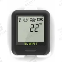 LASCAR WiFi Data Loggin Sensor: -4°F to 140°F, 20°C to 60°C, EL-WIFI-T+, Temp, Wireless. Key specifications — Interface: Wireless; Parameters Measured: Temperature °C; Brand: LASCAR; Features: Sensor Memory Stores all Data even if WiFi is Temporarily Disconnected; Includes: USB Adaptor A to B Micro; Software Options: Software Available Separately; Data Logger Type: Temperature.