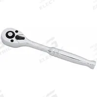 WESTWARD Hand Ratchet: Pear, Reversible, 5 1/2 in Overall Lg, Chrome, 5° Min Arc Swing (MPN 4YP73). Key specifications — attr1205598: Reversible; attr1205605: Quick-Release Included; attr1205626: Chrome; attr1205607: Pear; attr1205624: WESTWARD.