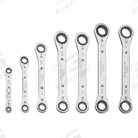 KLEIN TOOLS Box End Wrench Set: Alloy Steel, Chrome, 7 Tools, 1/4 in to 7/8 in Range of Head Sizes (MPN 68222). Key specifications — attr324927: KLEIN TOOLS; attr309452: Wrench Roll; attr309451: Yes; attr309461: Chrome; attr309460: Alloy Steel; attr309463: No; attr309449: 1/4 in to 7/8 in.