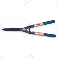 WESTWARD Dial-a-Cut Hedge Shears: 8 1/4 in Blade Lg, 23 in Overall Lg, Steel, Rubber (MPN 2ZB49). Key specifications — Blade Material: Steel; Handle Material: Rubber; Includes Cushioned Grip: Yes; Brand: WESTWARD.
