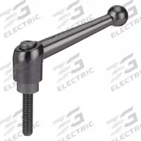 KIPP Adjustable Handle: Zinc w/ Steel Thread, M10, 79 mm Lg (MPN K0116.3101X20). Key specifications — Brand: KIPP.