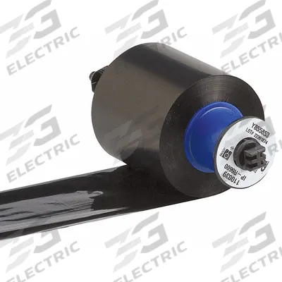 BRADY Single-Color Printer Ribbon: 2 11/32 in x 984 ft, Black, Resin - Brady Single-Color Ribbons