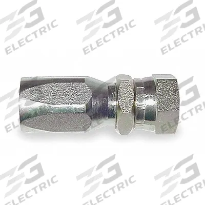 WEATHERHEAD Hydraulic Hose Fitting: Steel x Steel, Straight, -8 For Hose Dash Size - Weatherhead Crimp Hydraulic Hose Fittings with JIC Connection