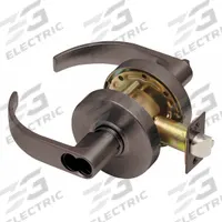 DEXTER Door Lockset: Storeroom Lever Locksets, Bronze, ADA Compliant, SFIC (MPN C2000-STRM-C-613-SFIC). Key specifications — Ligature Resistance: Not Ligature-Resistant; Brand: DEXTER; Lockset Function ANSI Code: F86; Visual Indicator Message: No Message; Lockset Style: Curved; ADA Compliant: Yes; Finish: Dark Oxidized Satin Bronze, Oil Rubbed : Bronze.