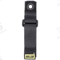 RIP-TIE Hook-and-Loop Cinch Strap: 10 in Lg, 2.50 in, 1 in Wd, 90 lb Tensile Strength, Black, 10 PK (MPN N-10-G10-BK). Key specifications — Color: Black; Brand: RIP-TIE; Includes: Brass Grommets; Max. Bundle Dia.: 2.50 in.