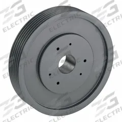APPROVED VENDOR V-Belt Pulley: 5V2360, 6 Groove, 23.6 in OD, Bushed Bore, J, For 5V/5VX Belt Section (MPN 65V2360J). Key specifications — Pulley Industry Number: 5V2360; Pitch Diameter: 23.6 in (5V); For Belt Section (broad, with similar types): 5V or 5VX.