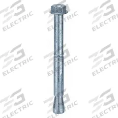 MKT FASTENING Wedge Anchor Bolt: 138 mm Overall Lg, 15 mm Dia, M10 Thread Size, Steel, Steel, 25 PK (MPN M14225301). Key specifications — Brand: MKT FASTENING; Anchor Type: Wedge; Finish Type: Zinc Plated.
