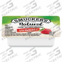 SMUCKER'S Strawberry Jam: Strawberry, 0.5 oz Item Size, Single-Serve Tub, 200 Pack Count (MPN 5150008201)