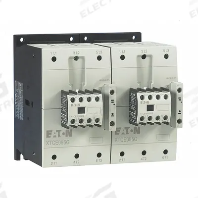 EATON Magnetic Contactor: Reversing, 3 Poles, 3NO Contacts, 80 A - Reversing IEC Contactors
