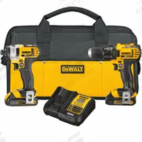 DEWALT Cordless Tool Combination Kit: 2 Tools, Drill/Impact Driver, 20 V DC Volt, Battery Included (MPN DCK280C2). Key specifications — attr1176460: Impact Driver.
