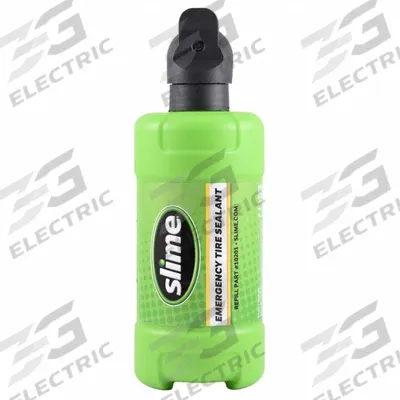SLIME Sealant: Tire Selant Refill, Liquid, Bottle, 14 fl oz Container Size, Car/Trailer - Tire Sealants