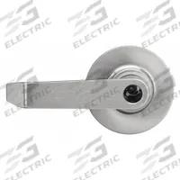 MARKS USA Door Lockset: Office Lever Locksets, Chrome, ADA Compliant (MPN M195F/26D-F9). Key specifications — Ligature Resistance: Not Ligature-Resistant; Brand: MARKS USA; Lockset Function ANSI Code: F9; Visual Indicator Message: No Message; Lockset Style: 99; ADA Compliant: Yes; Finish: Satin Chromium-Plated : Zinc.