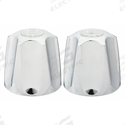 APPROVED VENDOR Shower/Bath Faucet Handles: Compatible Product Type 5PZD2, Chrome Finish - Replacement Handles for Bathtubs & Showers