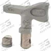 GRACO Airless Spray Gun Tip: Tips for Airless Spray Guns, Airless Spray Gun Tip, 0.017 in Tip Size (MPN XHD417). Key specifications — Product Type: Airless Spray Gun Tip; Compatible with Manufacturer Model Number: XHD001; Brand: GRACO; Color: Gray; Compatible with Series: XTR; Product Grouping: Tips for Airless Spray Guns.