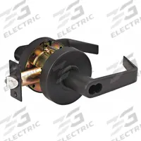 MASTER LOCK Door Lockset: Classroom Lever Locksets, Bronze (MPN SLCICCR10B). Key specifications — Ligature Resistance: Not Ligature-Resistant; Brand: MASTER LOCK; Visual Indicator Message: No Message; Lockset Style: SLC Angled; ADA Compliant: No; Finish: Dark Oxidized Satin Bronze, Oil Rubbed : Bronze.