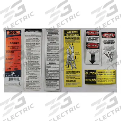 LOUISVILLE Label Kit: For 33J712/36Y399/36Y401 - Material Handling Parts