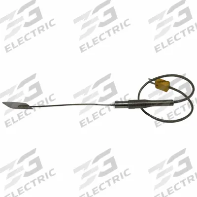Dayton Thermocouple Probe: -325°F to 2,280°F /-200°C to 1,250°C, Type K, Rounded Tip - Thermocouples for Surface Applications
