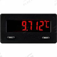 RED LION Thermocouple Meter: 9,999 Display Span - Min, -999 Display Span - Max, 28 V AC, CUB5TCB0. Key specifications — attr1042966: CUB5TCB0; attr1042969: 0.01%; attr1042981: Green/Red; attr1042982: LED; attr1042990: Panel Gasket; attr1042993: 4X; attr1043003: Thermocouple Meter; attr1043006: CUB5.