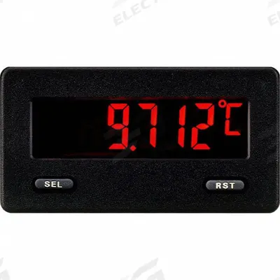 RED LION Thermocouple Meter: 9,999 Display Span - Min, -999 Display Span - Max, 28 V AC - Multi-Function Digital Panel Meters