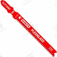 DIABLO Jigsaw Blade: 13, 3 5/8 in Blade Lg, Bi-Metal, Flex for Curved Cuts Cutting Edge, 5 PK (MPN DJT102BF5). Key specifications — attr1097715: Bi-Metal; attr1097719: 13; attr1097728: DIABLO.
