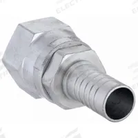 AEROQUIP Hydraulic Crimp Fitting: Steel x Steel, Straight, -8 For Hose Dash Size, JIC x Crimp (MPN FC8779-0808S). Key specifications — Fitting Gender: Female x Genderless; Fitting Connection Type: JIC x Crimp; Thread Size: 3/4"-16; For Hose Dash Size: -8; Brand: AEROQUIP.