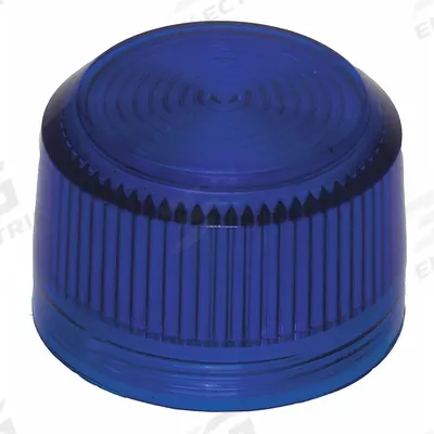 EATON Pilot Light Lens: 30 mm Panel Mounting Hole Dia, Blue, Fresnel, Incandescent/LED - Pilot-Light Lenses