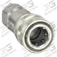 PARKER Hydraulic Quick Connect Hose Coupling: 1/4 in Coupling Size, Steel, 11 lpm Max. Flow Rate (MPN H2-62-T6). Key specifications — Thread Size: 9/16"-18; Brand: PARKER; Seal Material: Nitrile.