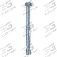 MKT FASTENING Wedge Anchor Stud: 130 mm Overall Lg, 12 mm Dia, M8 Thread Size, Steel, Steel, 25 PK (MPN M16130301). Key specifications — Brand: MKT FASTENING; Anchor Type: Wedge; Finish Type: Zinc Plated.