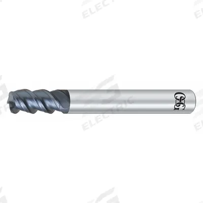 OSG Corner Radius End Mill: Carbide, WXS Coated, 3 Flute, 20 mm Mill Dia, 40 mm LOC - Carbide Corner-Radius End Mills for Hardened Materials