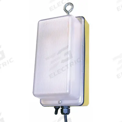 W F HARRIS LIGHTING Temporary Job Site Light: LED, Corded, Magnetic Light - Hanging Lights