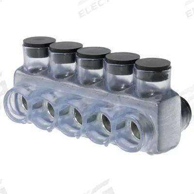 POLARIS Multitap Connector: 5 Port, Double-Sided Entry, 6 AWG – 350 kcmil Wire Size - Dry-Location Double-Sided Entry Multitap Connectors