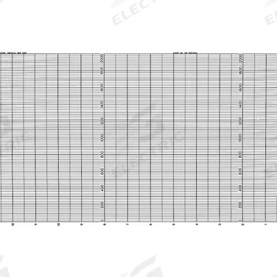 GRAPHIC CONTROLS Fanfold Paper Strip Chart: Fanfold Paper Strip Chart, 7 7/8 in Strip Chart Wd - Strip Chart Paper Compatible with Yokogawa