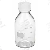 WHEATON Media Bottle: 500 mL, Screw-On, 45 mm, 186 mm, Colorless, Closure Included, Wide Mouth Size (MPN 219939). Key specifications — Closure Type: Screw-On; Mouth Size: Wide; Screw Closure Size: 45 mm; Brand: WHEATON; Body Color: Colorless.