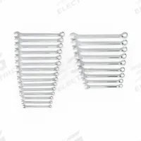 GEARWRENCH Combination Ratcheting Wrench Set: Alloy Steel, Full Polish Chrome, 24 Tools, Std (MPN 81900). Key specifications — attr309520: Full Polish Chrome; attr309519: Alloy Steel; attr309509: 1/2 in to 1 in; attr324929: GEARWRENCH; attr309522: No; attr309533: Yes.