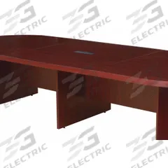 REGENCY Conference Table Extension: Racetrack Oval, Laminate, Mahogany, 48 in Overall Lg, Wood, PVC (MPN LCTRT48EXTMH). Key specifications — attr987891: Slab Leg; attr987894: Laminate; attr987867: PVC; attr987857: REGENCY; attr987872: Wood.