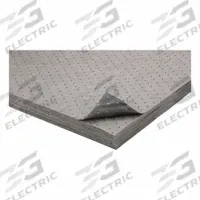 PIG Sorbent Pad: 37 3/4 oz Volume Absorbed Per Pad, 24 in x 23 in Pad Size (L x W), Gray, 20 PK (MPN TLS665). Key specifications — Brand: PIG; Perforated: Not Perforated; Material: Polypropylene.