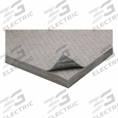 PIG Sorbent Pad: 37 3/4 oz Volume Absorbed Per Pad, 24 in x 23 in Pad Size (L x W) - Ceiling Tile Sorbent Pads