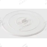 APPROVED VENDOR Drain Stopper: Rubber, White, Push and Pull, 5 in Fits Drain Size (MPN 4FEW5). Key specifications — Material: Rubber; Color: White; Brand: APPROVED VENDOR; Application: Sink.