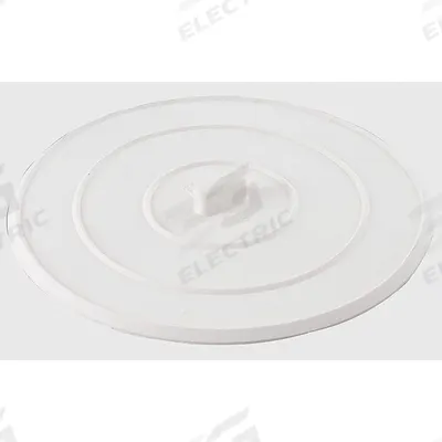 APPROVED VENDOR Drain Stopper: Rubber, White, Push and Pull - Stoppers & Plugs for Sink Drains