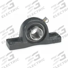 DAYTON Pillow Block Bearing: 5/8 in Bore, Cast Iron, Set Screws, 1 5/16 in Shaft Ht, 5 in Overall Lg (MPN 3FDA3). Key specifications — Brand: DAYTON; Mounting Bolt Size: 3/8 in; System of Measurement: Inch.