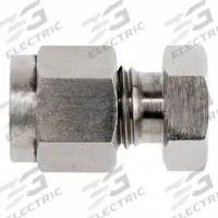 BRENNAN INDUSTRIES Compression Fitting Cap: 3/8 in OD Fitting Size, Compression, Stainless Steel (MPN NS2408-06-SS). Key specifications — Series: NS2408; Brand: BRENNAN INDUSTRIES.