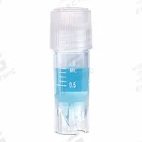 APPROVED VENDOR Cryogenic Vial: Cryogenic, Polypropylene, 1 mL, 12.2 mm Body Dia, Sterile, Colorless (MPN 3032-1). Key specifications — Self-Standing: Self-Standing; Brand: APPROVED VENDOR; Vial Type: Cryogenic; Body Color: Colorless; Includes Closure: Yes; Bottom Shape: Conical; Thread Location: External.